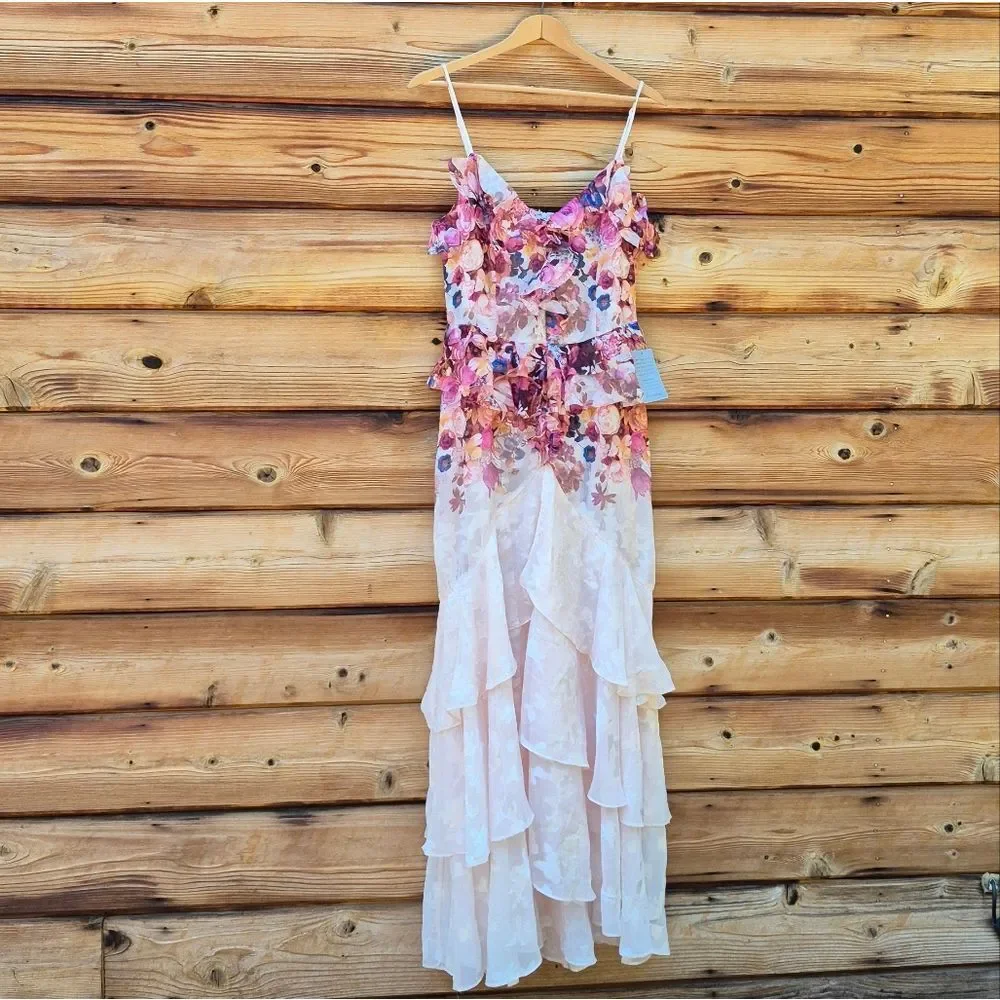 NWT Elliatt Perla Floral Dress Pink Size M - Picture 7 of 13